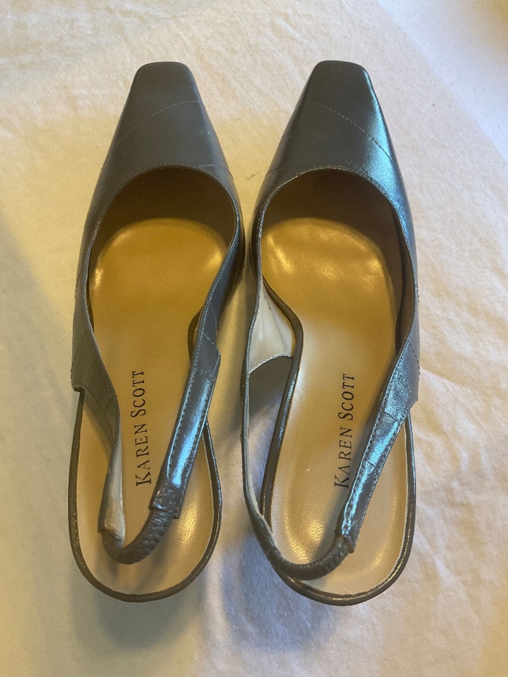 Karen Scott gray dress shoes size 7